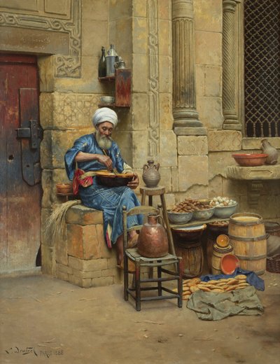 Street Merchant by Ludwig Deutsch